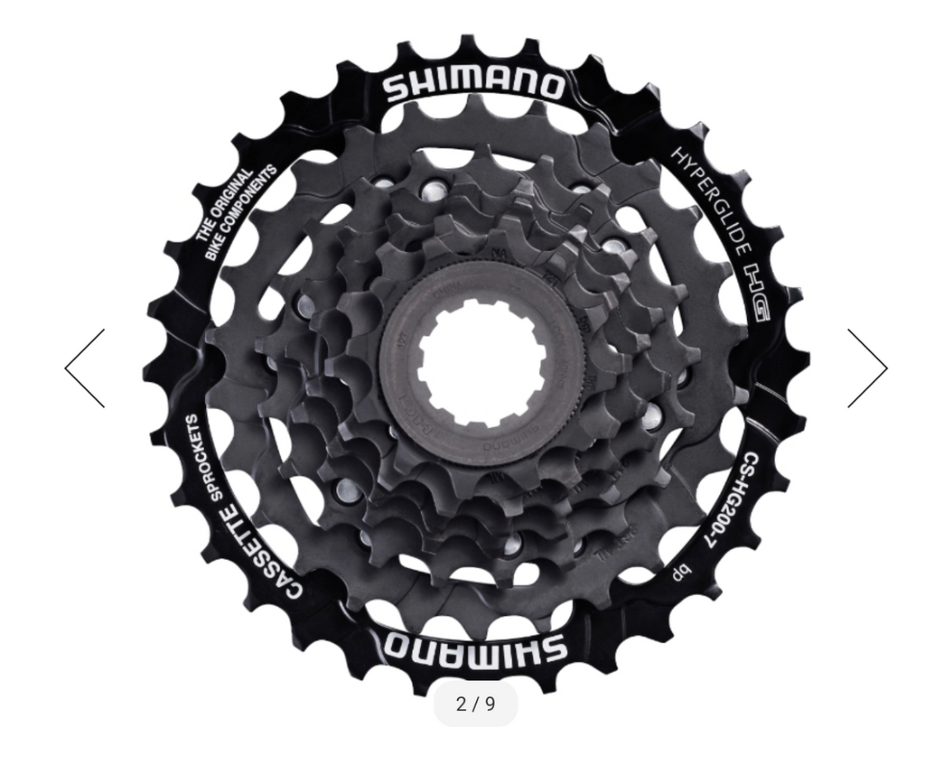 SHIMANO CSHG200 CASSETE 1228 7SPEED ALTUS Bicycle Express City