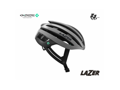 LAZER Z1 KINETICORE HELMET HARBOR GREY