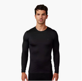 FOX 2025 TECBASE LS SHIRT BLACK