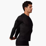 FOX 2025 TECBASE LS SHIRT BLACK