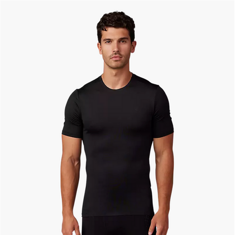 FOX 2025 TECBASE SS SHIRT BLACK