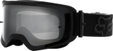 FOX 2021 YOUTH MAIN STRAY GOGGLE BLACK - OS