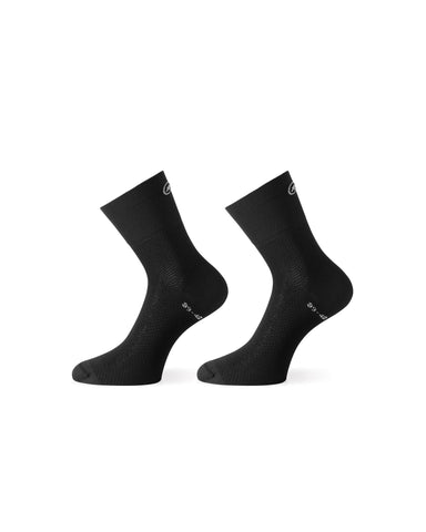 ASSOS MILLE GT SOCK - BLACK SERIES - SIZE I (39-42)