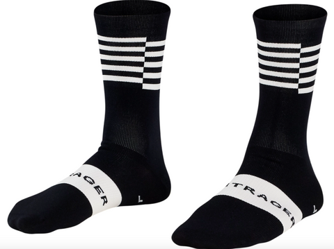 BONTRAGER RACE CREW CYCLING SOCK BLACK/WHITE