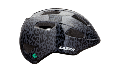 LAZER NUTZ KINETICORE HELMET BLACK LEOPARD - OS