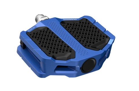 SHIMANO PD-EF205 FLAT PLATFORM PEDAL E-BIKE/TREKKING/URBAN - BLUE