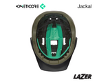 LAZER JACKAL KINETICORE HELMET MATTE BLUE GREEN