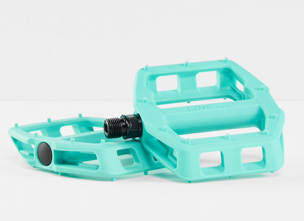 Teal shop bike pedals