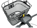 TOPEAK BASKET (W/FIXER 3E) BLACK - FRONT