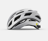 GIRO HELIOS SPHERICAL ROAD HELMET WHITE/SILVER FADE