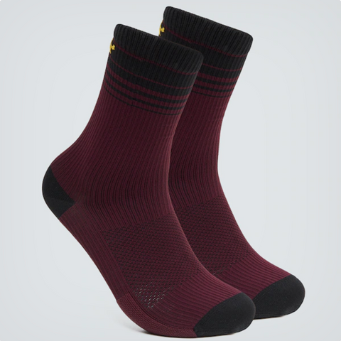 OAKLEY B1B LONG SOCKS IRON RED