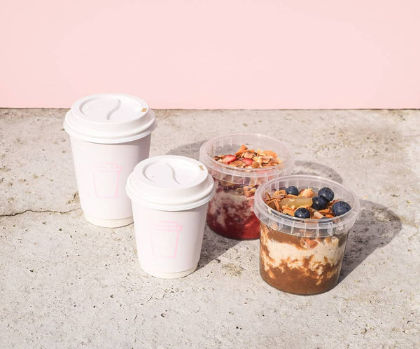 Coffee on Pinks, Coffee and Breakfast Pots