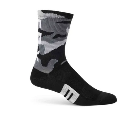FOX 2023 W'S 6" FLEXAIR MERINO SOCK BLACK CAMO - OS