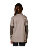 FOX 2023 YOUTH DEFEND LS JERSEY MOCHA