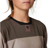 FOX 2023 YOUTH DEFEND LS JERSEY MOCHA