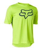 FOX 2023 YOUTH RANGER SS JERSEY FLO YELLOW