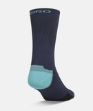 GIRO HRC TEAM Q-SKIN MID SOCK PHANTOM BLUE