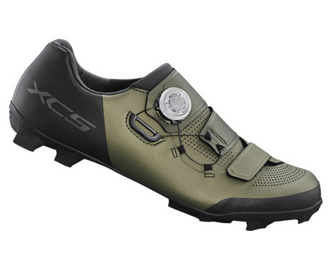 SHIMANO SH-XC502 SPD SHOE MOSS GREEN E-WIDTH