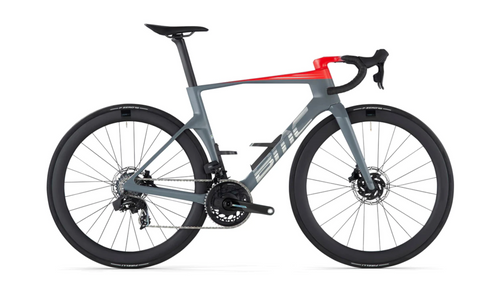 2024 BMC TEAMMACHINE R01 THREE GREY/BRUSHED/RED