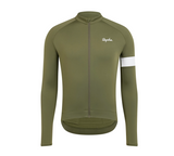 RAPHA LONG SLEEVE CORE JERSEY KHAKI
