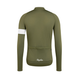 RAPHA LONG SLEEVE CORE JERSEY KHAKI