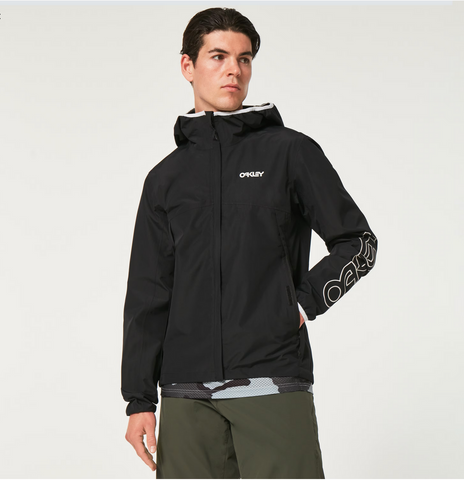 OAKLEY ELEMENTS SHELL JACKET BLACKOUT