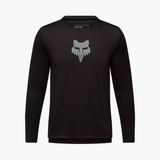 FOX 2025 YOUTH RANGER LS JERSEY FOX HEAD BLACK