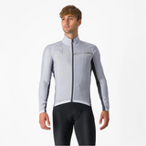 CASTELLI SQUADRA STRETCH JACKET SILVER GRAY/DARK GRAY