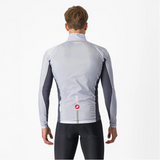 CASTELLI SQUADRA STRETCH JACKET SILVER GRAY/DARK GRAY