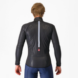 CASTELLI SQUALL SHELL JACKET LIGHT BLACK/SILVER GRAY