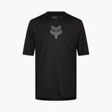 FOX 2025 RANGER SS JERSEY FOX HEAD BLACK