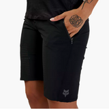 FOX 2025 WOMEN'S FLEXAIR SHORT BLACK