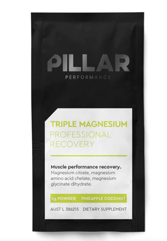 PILLAR TRIPLE MAGNESIUM PROFESSIONAL RECOVERY POWDER - PINEAPPLE COCONUT (5G)