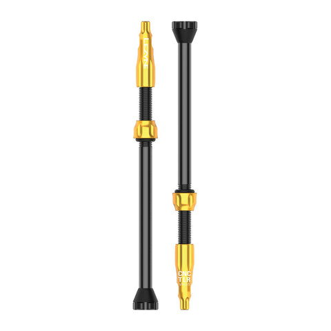 LEZYNE CNC TLR VALVE 80MM - GOLD