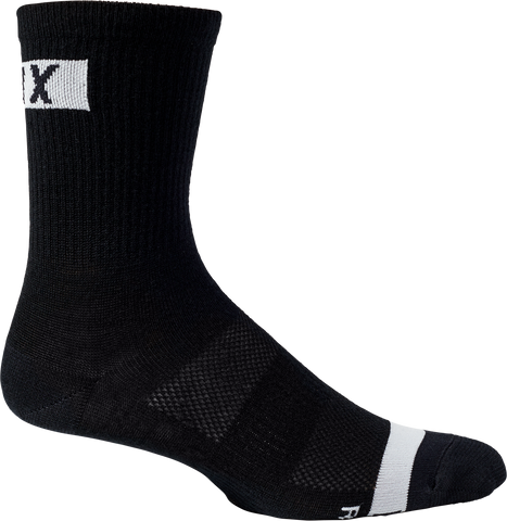 FOX 2021 6" FLEXAIR MERINO SOCK BLACK