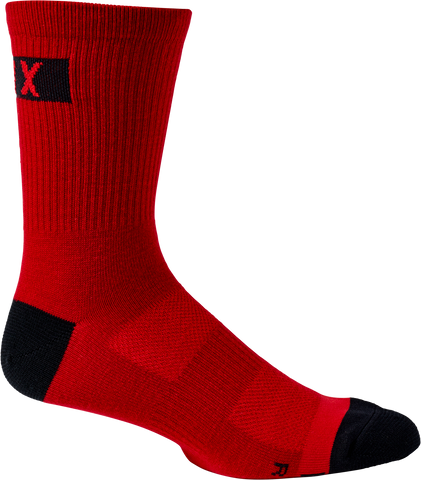 FOX 2021 6" FLEXAIR MERINO SOCK CHILI - S/M