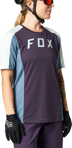 FOX 2021 W'S DEFEND SS JERSEY DARK PURPLE