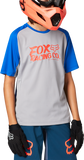 FOX 2021 YOUTH DEFEND SS JERSEY STEEL GREY