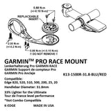 K-EDGE GARMIN PRO RACE MOUNT 31.9mm - BLACK