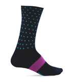 GIRO SEASONAL MERINO WOOL SOCK BLUE/MIDNIGHT - LARGE