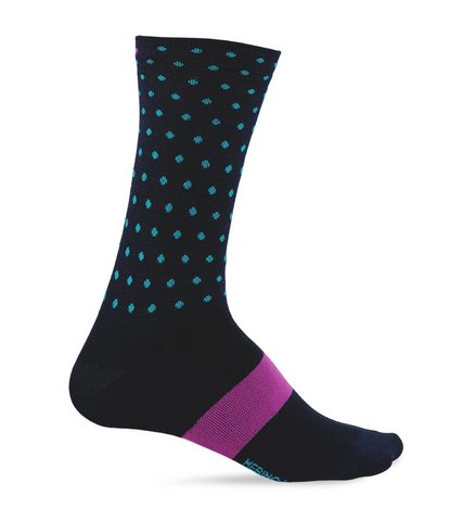 GIRO SEASONAL MERINO WOOL SOCK BLUE/MIDNIGHT - LARGE