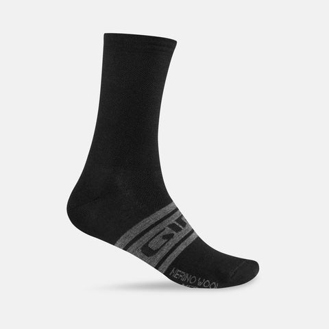 GIRO SEASONAL MERINO WOOL SOCK BLACK - XL