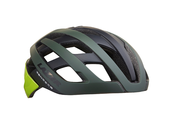 lazer 02 helmet australia LAZER HELMET - GENESIS W/MIPS DARK GREEN/FLASH YELLOW