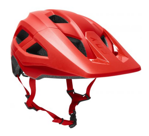 FOX 2023 YOUTH MAINFRAME HELMET FLO RED - OS