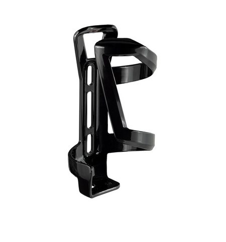 BONTRAGER SIDE-LOAD BOTTLE CAGE RECYCLED (LEFT) - GLOSS BLACK