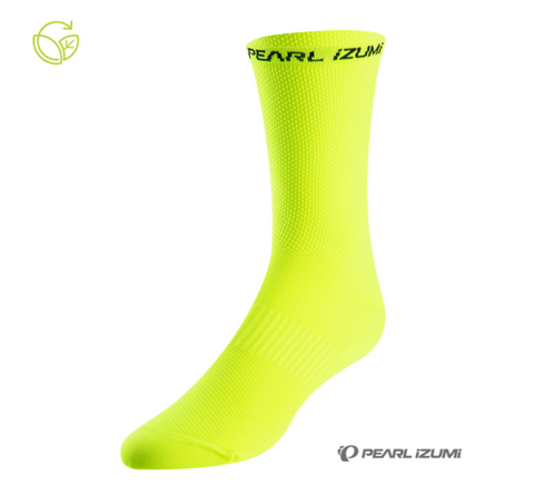 PEARL IZUMI ELITE TALL SOCK SCREAMING YELLOW