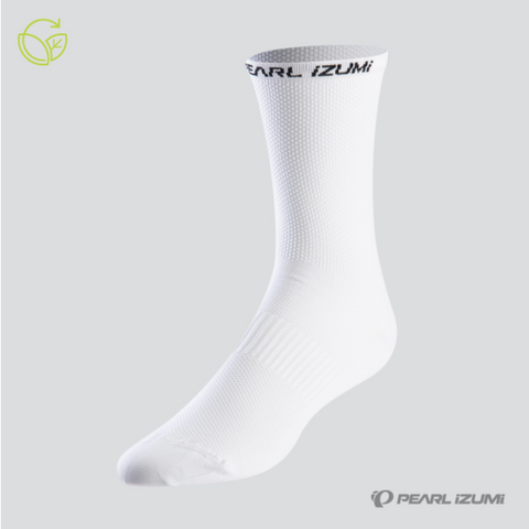 PEARL IZUMI ELITE TALL SOCK WHITE