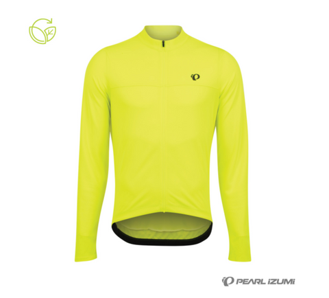 PEARL IZUMI QUEST LS JERSEY SCREAMING YELLOW