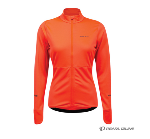 PEARL IZUMI W'S QUEST THERMAL JERSEY SCREAMING RED