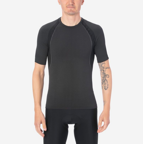 GIRO CHRONO SS BASE LAYER CHARCOAL - XS/S